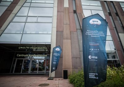 Konferencja prasowa z kosmosu