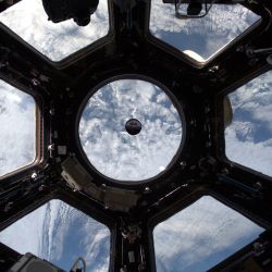 Zdjęcie patcha misji IGNIS na ISS.