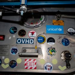 Zdjęcie patcha IGNIS na ISS.